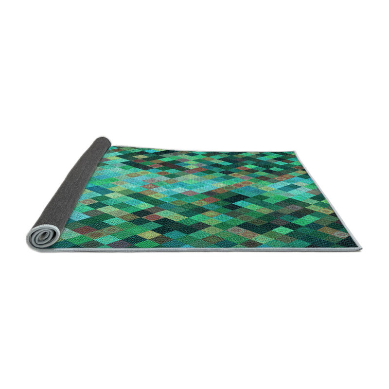 Performance Geometric Indoor Rug, Round 4'