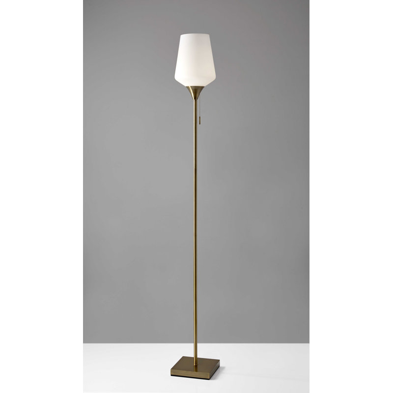 71'' Floor Lamp, Brass