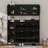 Multi-Functional Tipping Bucket Shoe Cabinet With Storage Shelf & 6 Flip Drawers-115069455