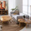 Icarus Solid Wood Four Leg Coffee Table