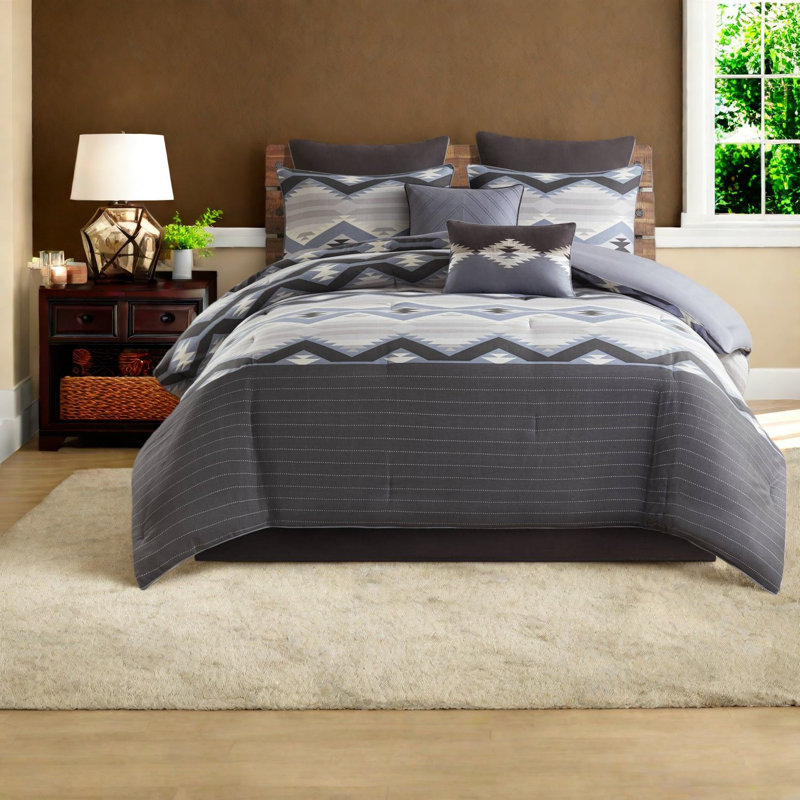 Piece Queen Bedding Sets, Soft Polyester Rustic Modern Bedroom