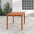 Alfonsi 6 - Person Acacia Solid Wood Patio Dining Set Umbrella Hole Included Rectangular Table-333846973
