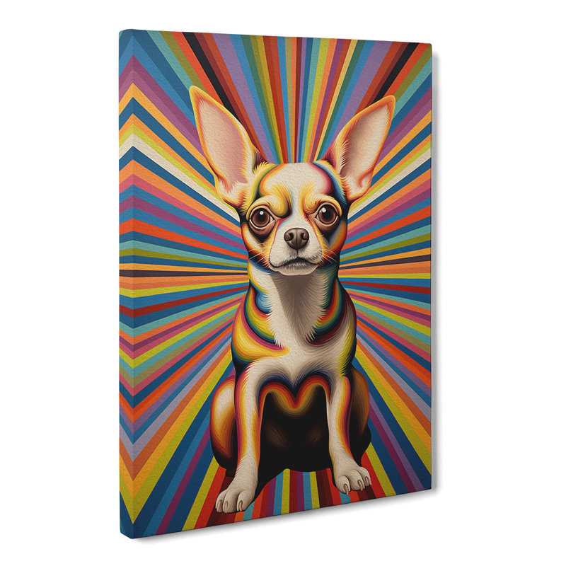 Chihuahua No.2 - Wrapped Canvas, 60cm H x 40cm W x 3cm D