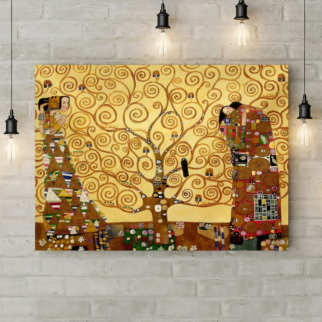 Tree Of Life by Gustav Klimt - Wrapped Canvas Print
