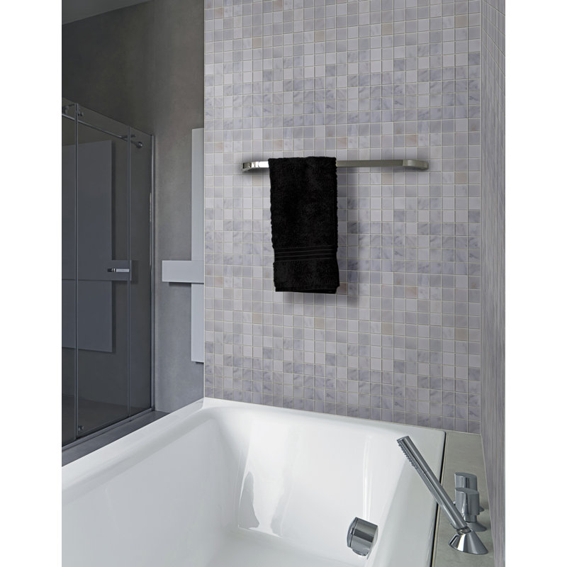 Carreau de mosaïque 12 po x 12 po, gris