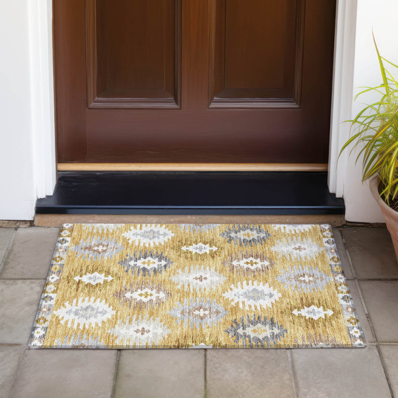 Tapis Chayden avec envers antidérapant, Rectangle 1 pi 8 po x 2 pi 6 po