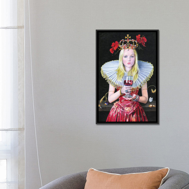 « barolo grand », reproduction sur toile, H 26 po x l 18 po x P 1,5 po, Toile avec cadre noir, Pas de tapis