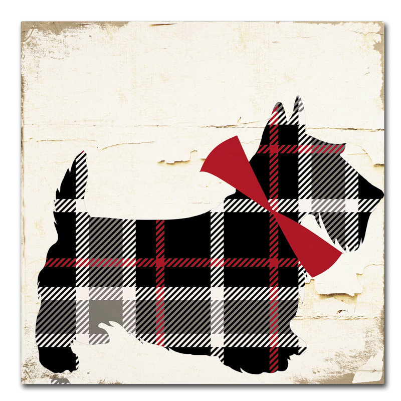 "Jadaya Scotty II" par Color Bakery, impression sur toile tendue, H 18 po x l 18 po x P 2 po