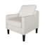 Chaise d'appoint confortable et de soutien avec coussin rembourré épais, idéale pour la détente et les intérieurs modernes-1752053915
