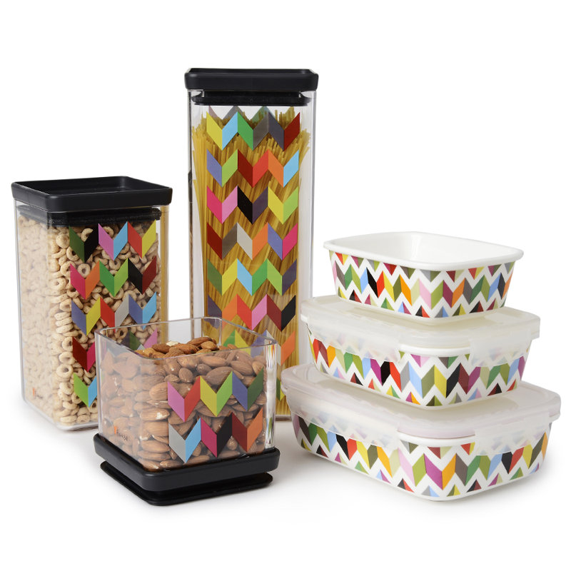 Ensemble de pots de cuisine 3 pièces avec rangement étanche pour aliments Ziggy