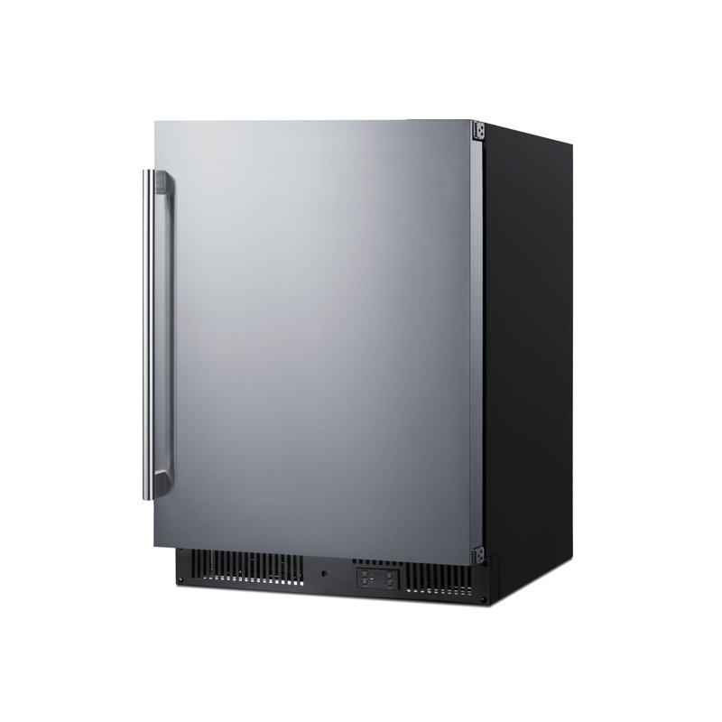 24" Wide Built-In All-Freezer, Black