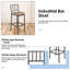 Tabouret de bar 40,1 po avec coussin Randin-838331871