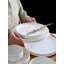 Assiettes plates en porcelaine - 10 po - ensemble de 6 assiettes blanches, allant au micro-ondes et au lave-vaisselle