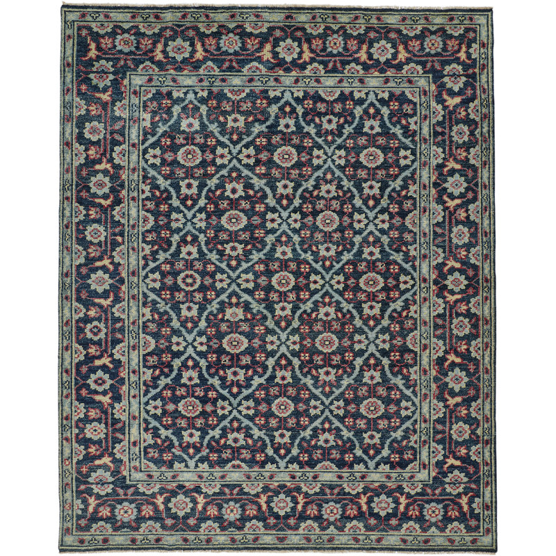 Performance Wool Oriental Indoor Rug, Rectangle 8'6" x 11'6"