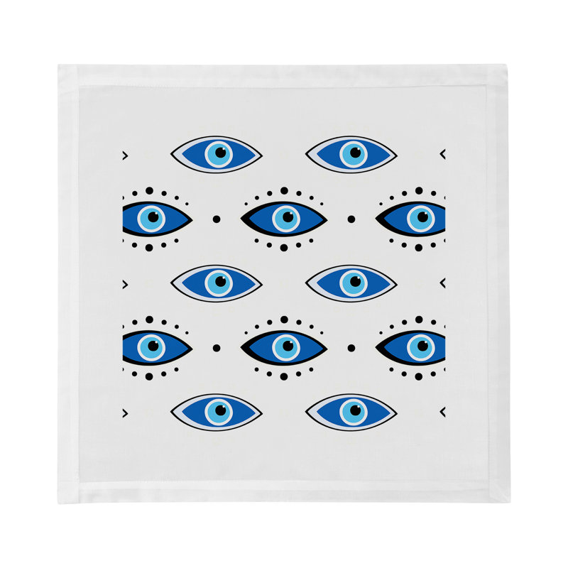 Eyes Cotton Blend Square Napkins