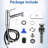 Bathroom Faucet With Pull-Out Spray Head, Single Handle, , 3 Options, Pop-Up Drain & Deck Plate, Stainless Steel-121597144