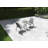 Round 2 - Person 60cm Long Bistro Set with Cushions