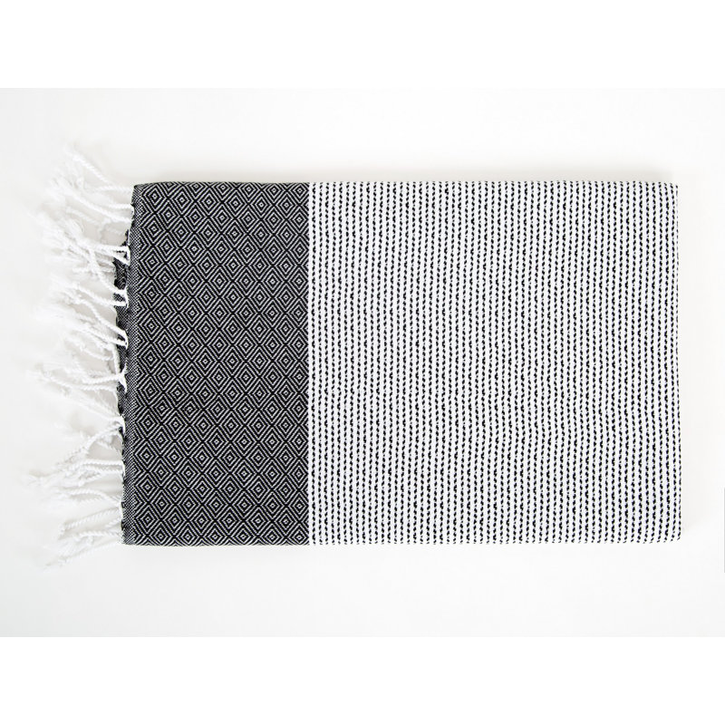 Serviette de plage 100% coton Randel, gris