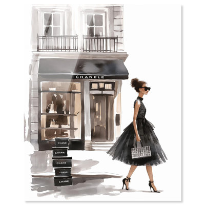 Art mural en verre Glamour Exit