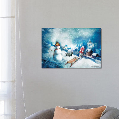 Time For Hot Cocoa by Bluebird Barn - Wrapped Canvas Painting