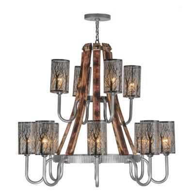 Lustree empire de style bougie 12 lumières Droitwich