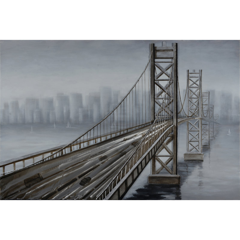 " 3D Golden Gate Bridge " Painting Print