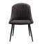 Ensemble de 2 chaises d'appoint en tissu et finition