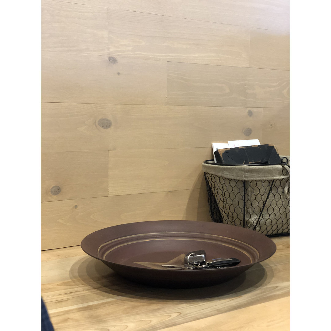 Timberchic Pine Wooden Wall planks - Simple Peel & Stick Wall Covering Application for DIY Accent Wall & Home Improvement - Premium Modern Wall Paneling - 4" Wide - 10 Sq. Ft Timber Chic 