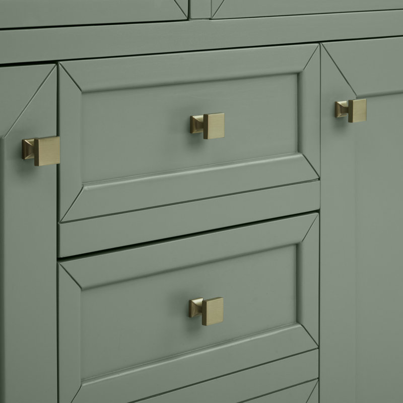 Chicago 48'' W Single Vanity, Smokey Celadon, Eternal Jasmine Pearl