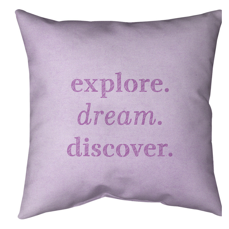 Coussin de sol, 28 po x 28 po, Violet