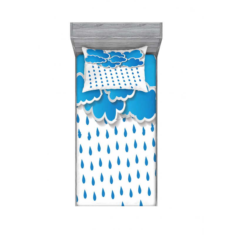 Microfiber Sheet Set, Twin XL Sheet Set with Fitted Sheet