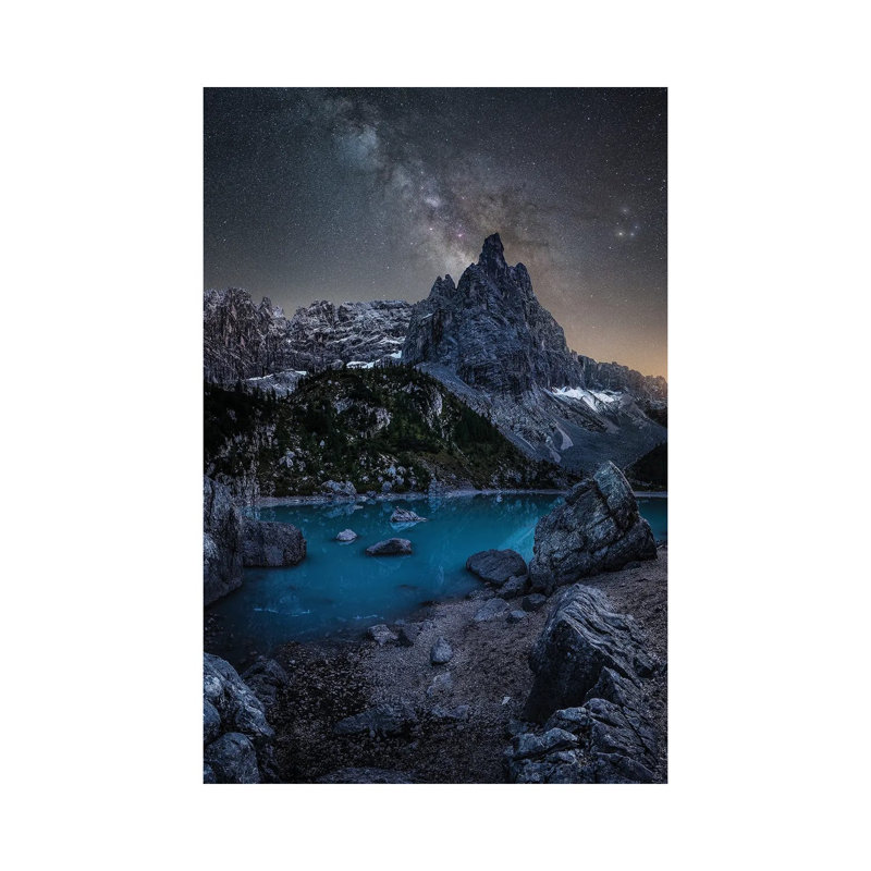 Sorapis by Fabio Antenore - Print on Canvas, Wrapped Canvas, 20.32 cm H x 30.48 cm W