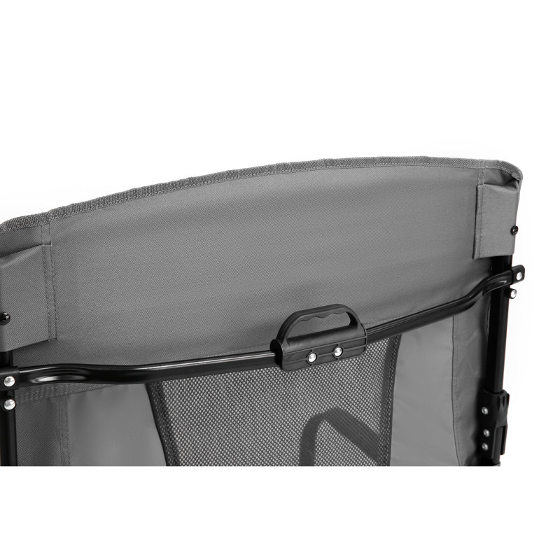 Heavy Duty Folding Camping Chair With Side Table - Grey Portable Oversized Directors For Lawn Picnic Beach Beach, Picnic,