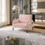 Fauteuil d'appoint en velours côtelé-1420156177