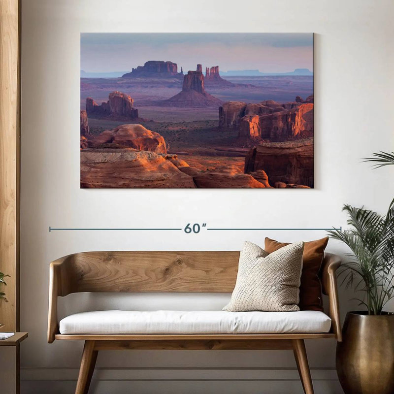 Alvord Monument Valley, H 32 po x l 48 po