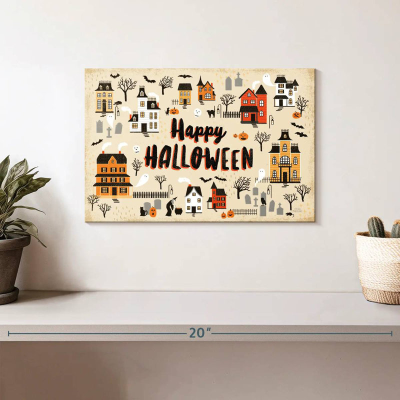 Spooky Village I, H 8 po x l 12 po