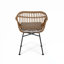 Chaise de patio avec coussin