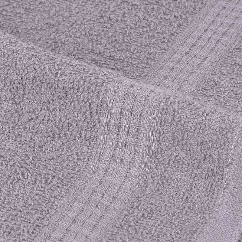 Saskya 100% Cotton Bath Towel, Grey