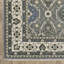Tapis oriental en polyester tissé à la machine bleu / gris / beige Suhaan-1486599218
