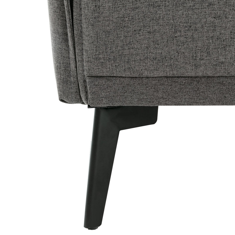 Canapé Junien, Gris 100% coton