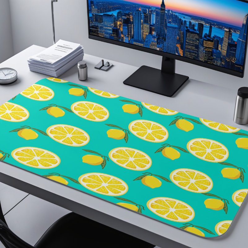 Polyester Desk Pad, 14.4x12.1