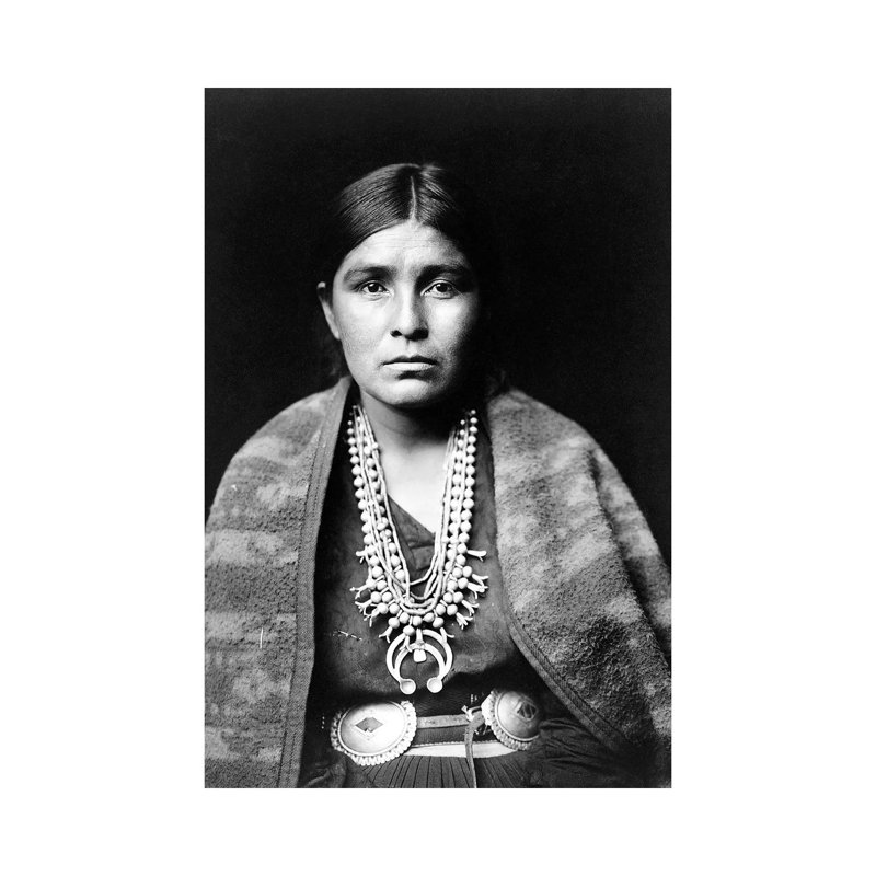 Navajo Woman, C1904 1 Piece Wrapped Canvas Wall Art, 101.6 cm H x 66.04 cm W x 1.91 cm D