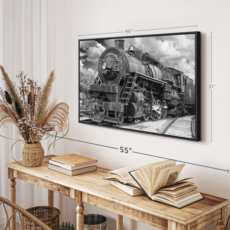 " Steam Engine Train Wall Art ", 27" H x 40" W