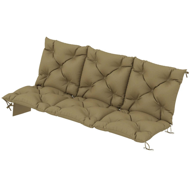 Coussin de balançoire doux, coussin de banc, coussin de mobilier d'extérieur spacieux (seulement coussin)