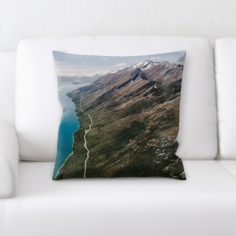 Microsuede Reversible Throw Pillow