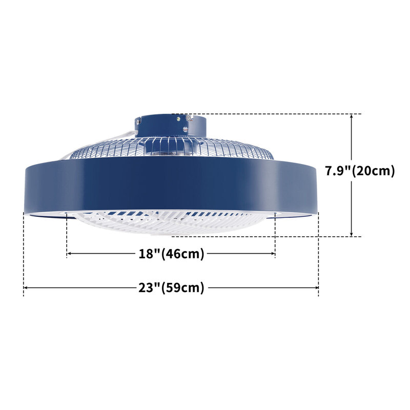 Ventilateur de plafond 23 po avec télécommande