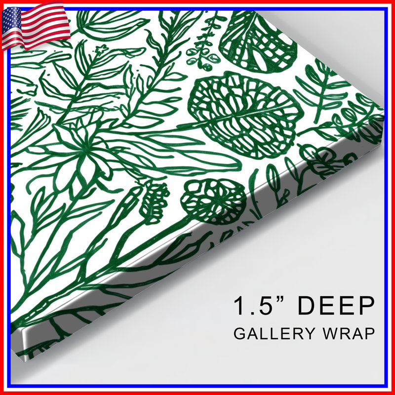 Toile tendue sur toile Green Line, 32 po x 32 po