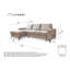 Lofty Lilly 4 seater Corner Sofa Bed-92302273-92302276