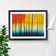 Summer Forest Paint Splatter Vol.4 Abstract - Single Picture Frame Painting