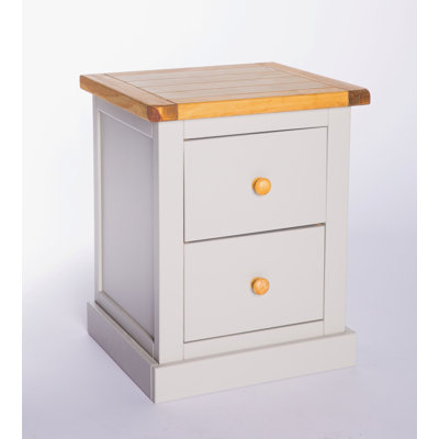 Enders 45cm W Solid + Manufactured Wood Bedside Table